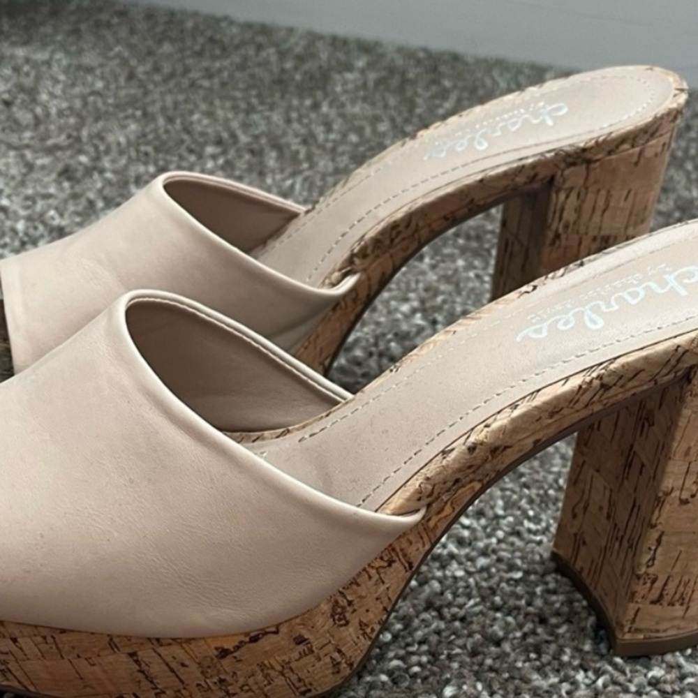 Chic Nude Block Heel Sandals